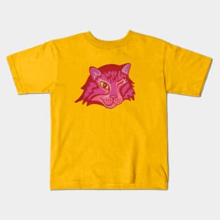 Winking Cat Kids T-Shirt